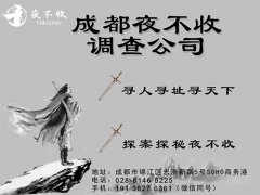 成都夜不收调查公司