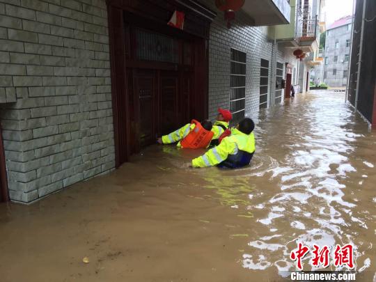 受暴雨侵袭 浙江开化受灾严重 开化宣传部提供 摄